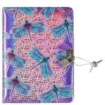 Dragonfly Pu Lockable Journal