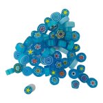 Millefiori Mosaic Glass Aqua Mixes 50G