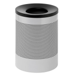 Special Steel Litter Bin – Wide – Perforated – Stainless Steel – 631SI
