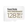 SanDisk Max Endurance Microsdxc 128GB + Sd Adapter - For Home Security Cameras & Dashcams Up To 60 000 Hours Full HD / 4K Videos Extreme Endurance