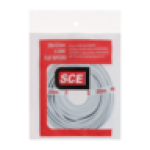 SCE White 2 Core Flat Ripcord 0.5MM X 20M