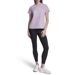 Collegiate Medallion Logo Tee -pink Lavender