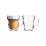 Double Walled Cappucino Mug Set Of 2 350ML