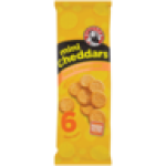 Bakers Cheese MINI Cheddars Pack 6 X 33G