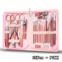 Deluxe Manicure & Pedicure Kit With Travel Case - Professional Nail Clippers Cuticle Nippers And Dead Skin Remover Set