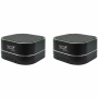 Manhattan Bluetooth Speaker With LED Lights And Fm Radio - 2 Pack
