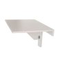 Folding Wall Mounted Drop-leaf Table 57X37CM - White