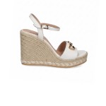 Rope Wedge Sandal -white