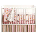 Jj Cole Fitted Sheet Set - Pink Polka Dot
