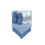 Every Bib And Socks Set Blue 4 Pack