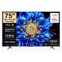 Tcl 75 Inch Tv P8L Premium Qd MINI LED Google Tv 144HZ 75P8L Black