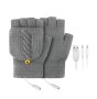 USB Heated Gloves Grey...