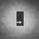 Arrow Sign D07 - Black - Powder Coated Aluminum