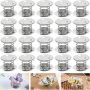 20PCS Of Diy Double-sided Tape Metal Spring Base Interactive Crafts