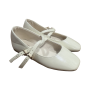Size 11 Beige Ballet Inspired Style Shoes - Jet
