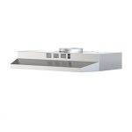 Firegas 30 Inch Under Cabinet Range Hood 300 Cfm Powerful & 45DB Quiet Vent Hood Slim Stainless Steel Stove Hood For Kitchen & A