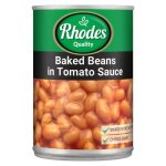 Rhodes Quality Baked Beans In Tomato Sauce 400G