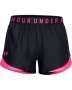 Women's Ua Play Up Shorts 3.0 - Black / Cerise / XS