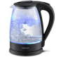 Mellerware Kettle 360 Degree Cordless Kettle Glass Black- "storm" Electric Kettle 1.8 L Black