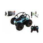 Rc Land & Water Rover Stunt Car Black & Blue