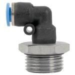 Aircraft - Elbow W o-ring 6MM-1 2 M Pu Hose Fitting - 2 Pack