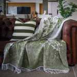 Bell A Vita - Dappled Leaves Hunter cobblestone - 150 X 200 Cm Single