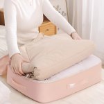 Ultra Space Saving Self Compression Storage Organizer Heavy Duty Moving Bags Travel And Closet Storage Tote For Comforters Cloth