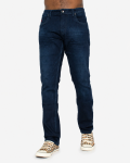 Soviet Mens 9060 Straight Leg Jeans In Black & Blue - Black & Blue 40