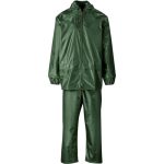 Weather Polyester pvc Rainsuit Olive