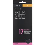 Clicks Extra Sheer Pantihose Black Medium