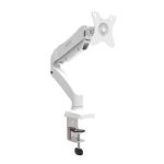 Port Vesa Single Screen Up To 32" White Monitor Arm
