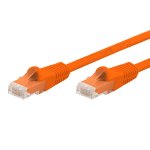 10M CAT6 Moulded Flylead – Orange