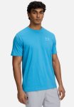 Under Armour Ua Sportstyle Lc Short Sleeve Tee - Ether Blue & White
