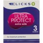 Clicks Condoms Ultra Protect 3S