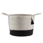 Floor Basket - Liquorice - Medium Cotton