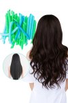 20PCS Heatless Hair Curlers Rollers Spiral Curls Styling Kit With 2 Styling Hooks