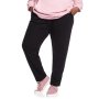 Plus Size Jogger Casual Sweatpants - Black