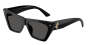 JC5062U 50008753 Womens Cat Eye Sunglasses In Black - Black / One Size