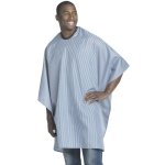 Barber Cape Blue Stripes Studs