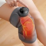 Rechargeable Heated Knee Massager For Shoulder And Elbow Massage - Vibration And Adjustable Heat-thoughtful Gifts For Husband An