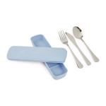 Blue Travel Cutlery Set