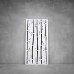 Laser Cut Screen - Design 117 - 2900 X 1400 X 20 Matt White Indoor
