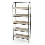 Leah Steel Pipe Display Shelf - Ashwood