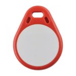 Proximity Tag - Ss Keyring Red White