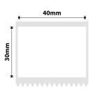 - K2 K3 - T40X30MM - 900 Labels Per Roll - White
