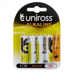 Uniross Alkaline Aa 4PK U0461714