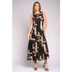 Print Flare Dress