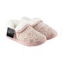 Slippers Ankle Boots Memory Foam Ladies Pink Size 5-6