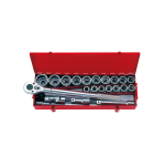 Socket Set 21PC 3 4" 21-50MM 12PT