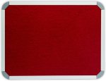 Info Board Aluminium Frame - 1000 1000MM - Burgandy